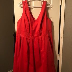 plus size coral formal dress